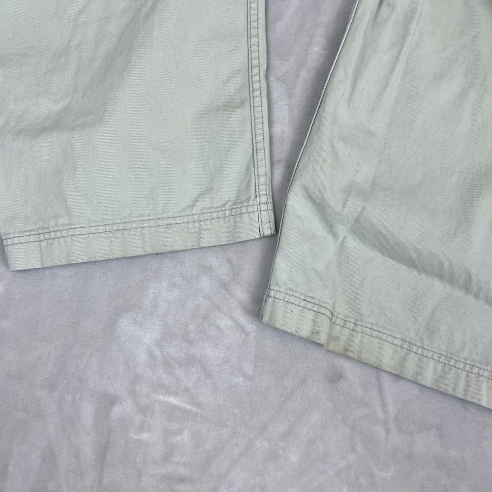 Vintage‎ Levis Cargo Pants Mens 36x30 Beige Baggy Utility Y2K Grunge Rugged READ
